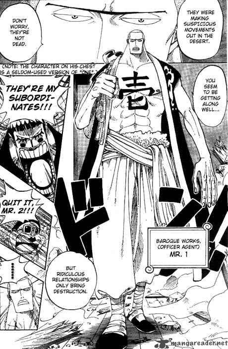 One Piece Chapter 160 page 15 - Chapter 160: Spiders Cafe at 8 O'Clock
