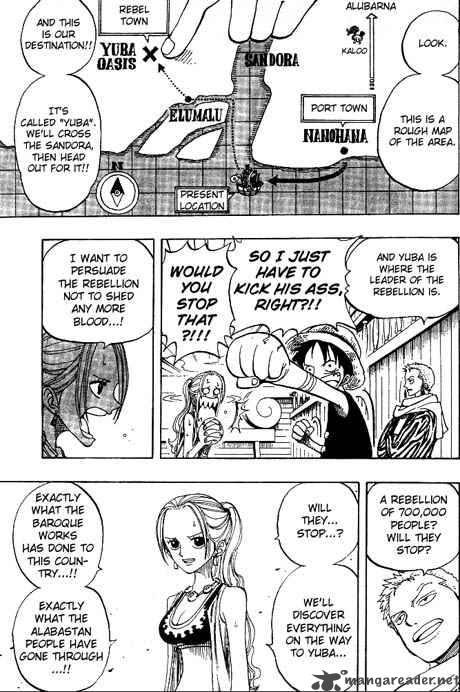 One Piece Chapter 160 page 4 - Chapter 160: Spiders Cafe at 8 O'Clock