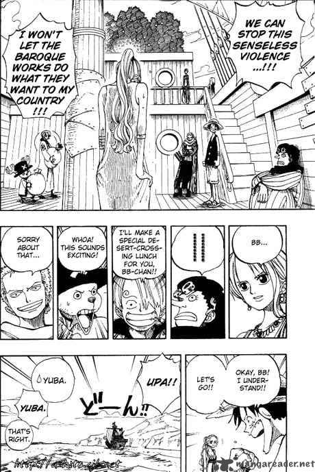One Piece Chapter 160 page 5 - Chapter 160: Spiders Cafe at 8 O'Clock