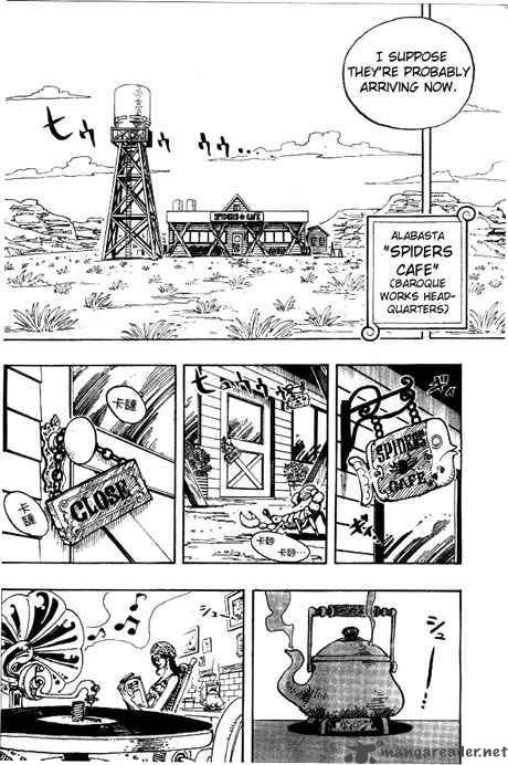 One Piece Chapter 160 page 7 - Chapter 160: Spiders Cafe at 8 O'Clock