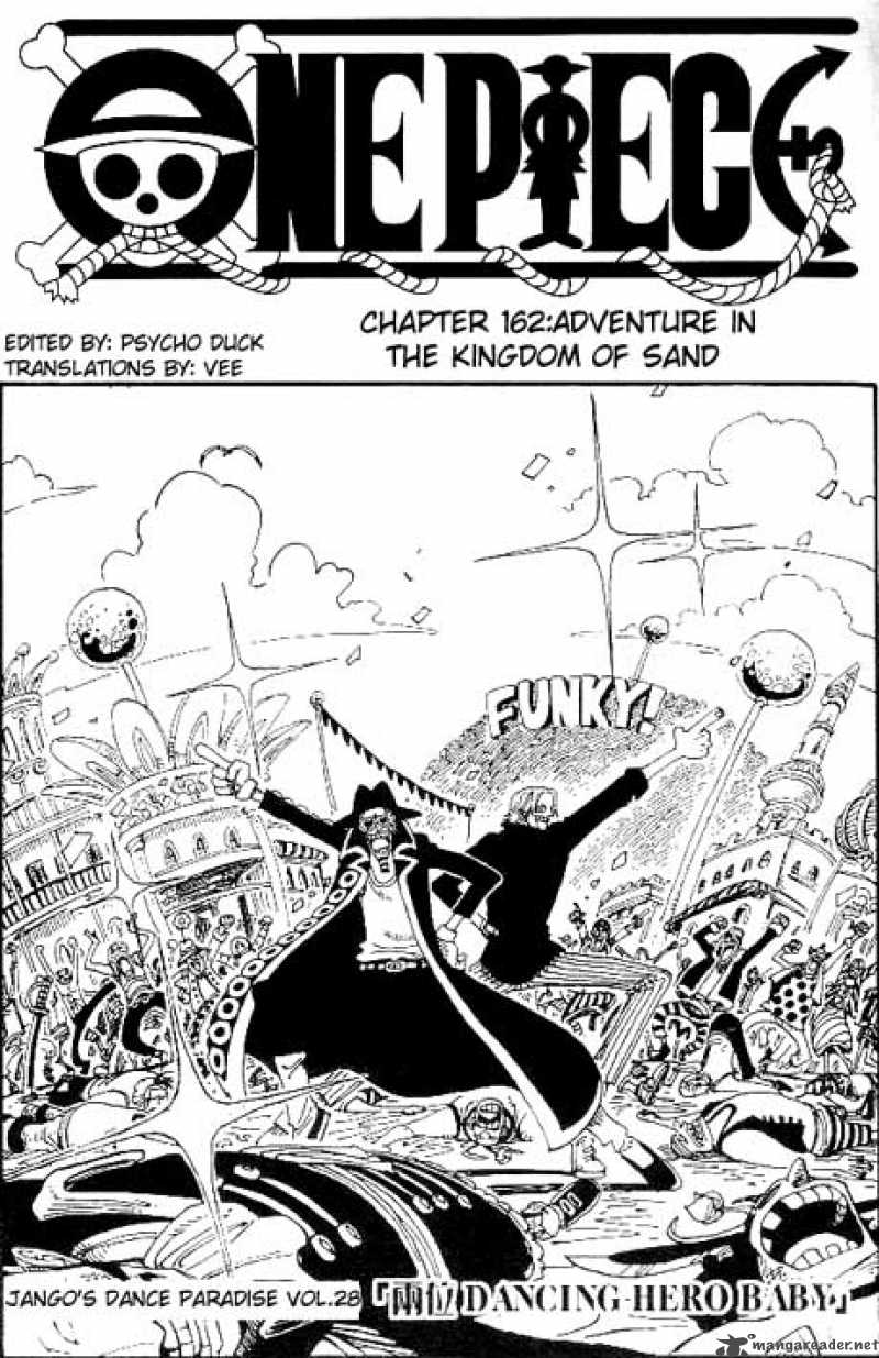 One Piece Chapter 162 page 1 - Chapter 162: Adventure in the Kingdom of Sand