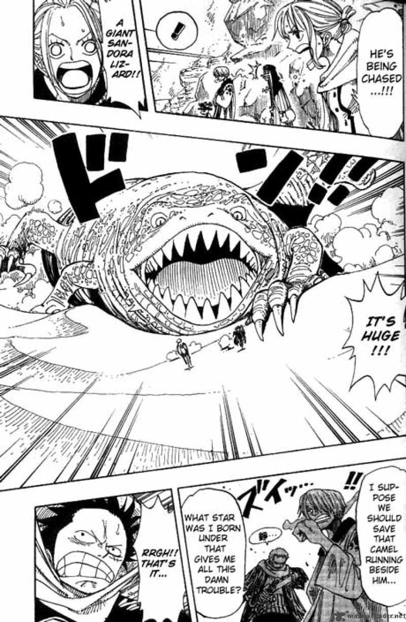 One Piece Chapter 162 page 11 - Chapter 162: Adventure in the Kingdom of Sand