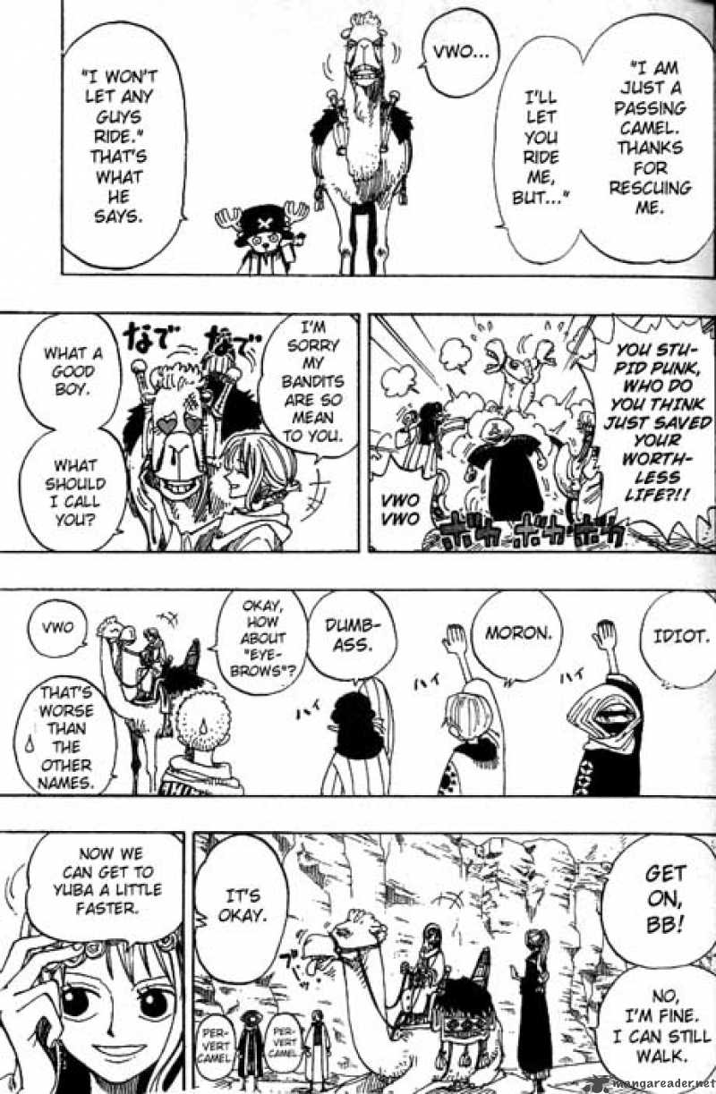 One Piece Chapter 162 page 14 - Chapter 162: Adventure in the Kingdom of Sand