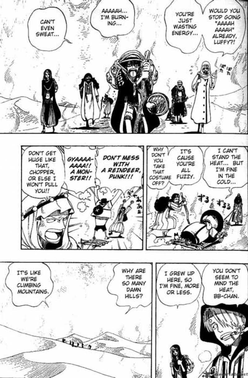 One Piece Chapter 162 page 3 - Chapter 162: Adventure in the Kingdom of Sand