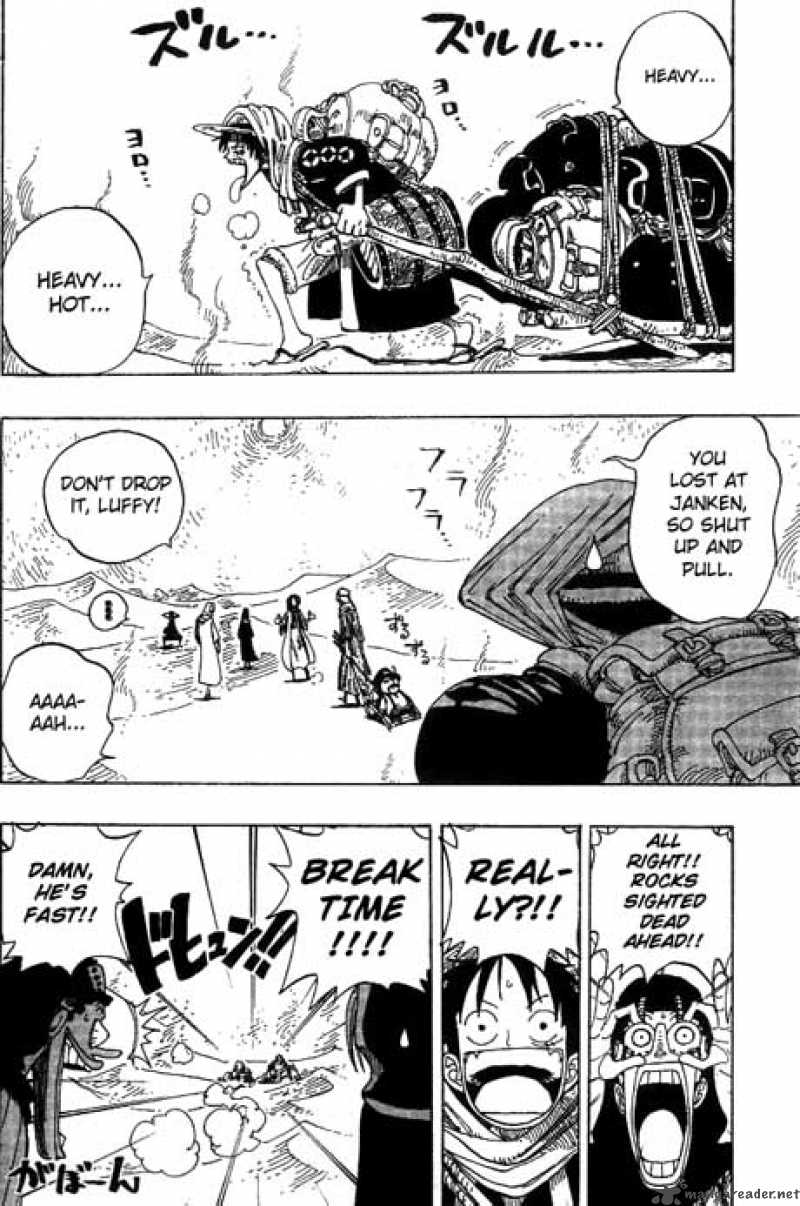 One Piece Chapter 162 page 6 - Chapter 162: Adventure in the Kingdom of Sand