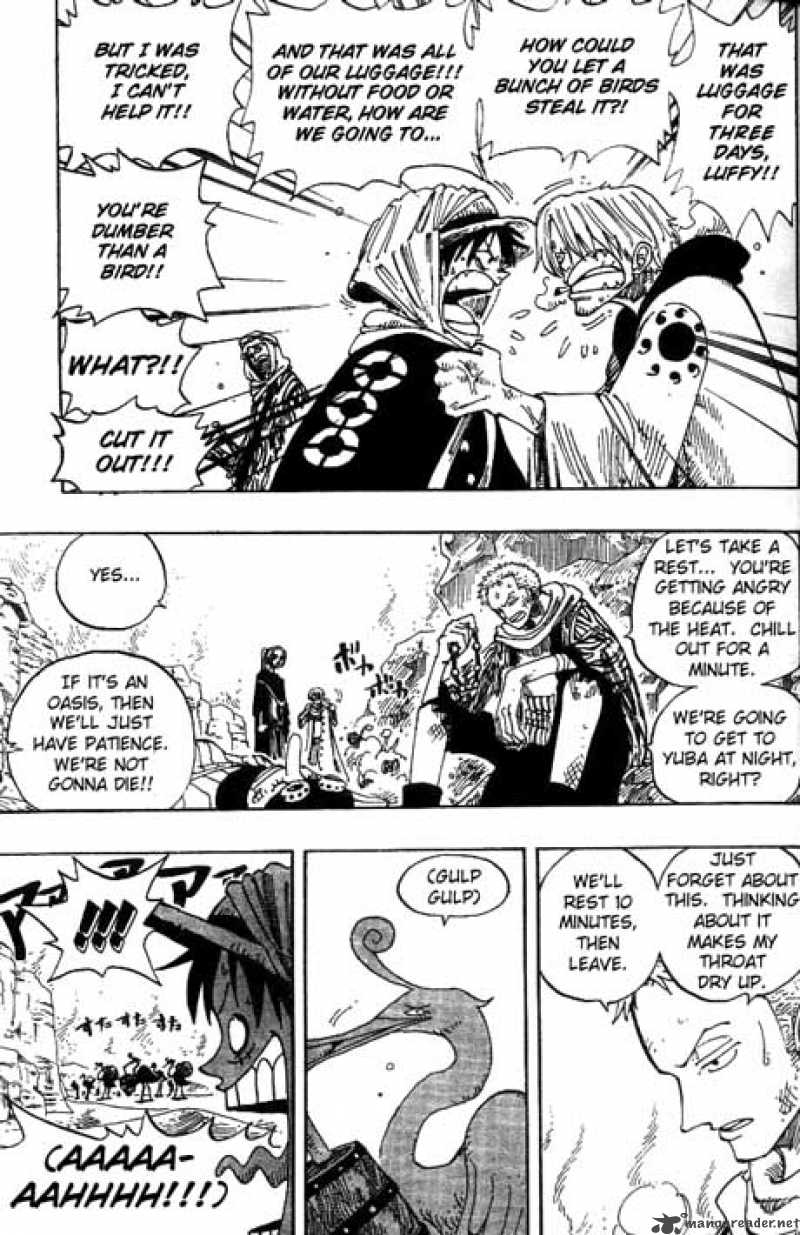 One Piece Chapter 162 page 9 - Chapter 162: Adventure in the Kingdom of Sand