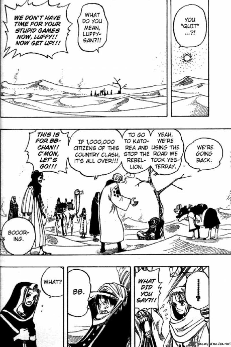 One Piece Chapter 166 page 14 - Chapter 166: Luffy vs. Vivi