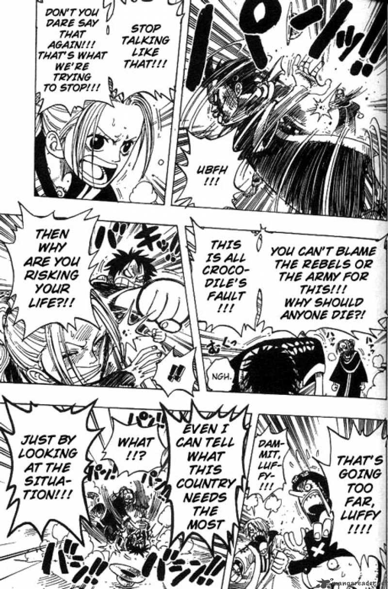One Piece Chapter 166 page 17 - Chapter 166: Luffy vs. Vivi