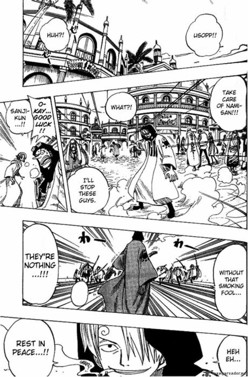 One Piece Chapter 168 page 13 - Chapter 168: Rainbase, The Town of Dreams