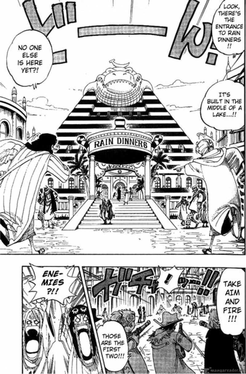 One Piece Chapter 168 page 17 - Chapter 168: Rainbase, The Town of Dreams