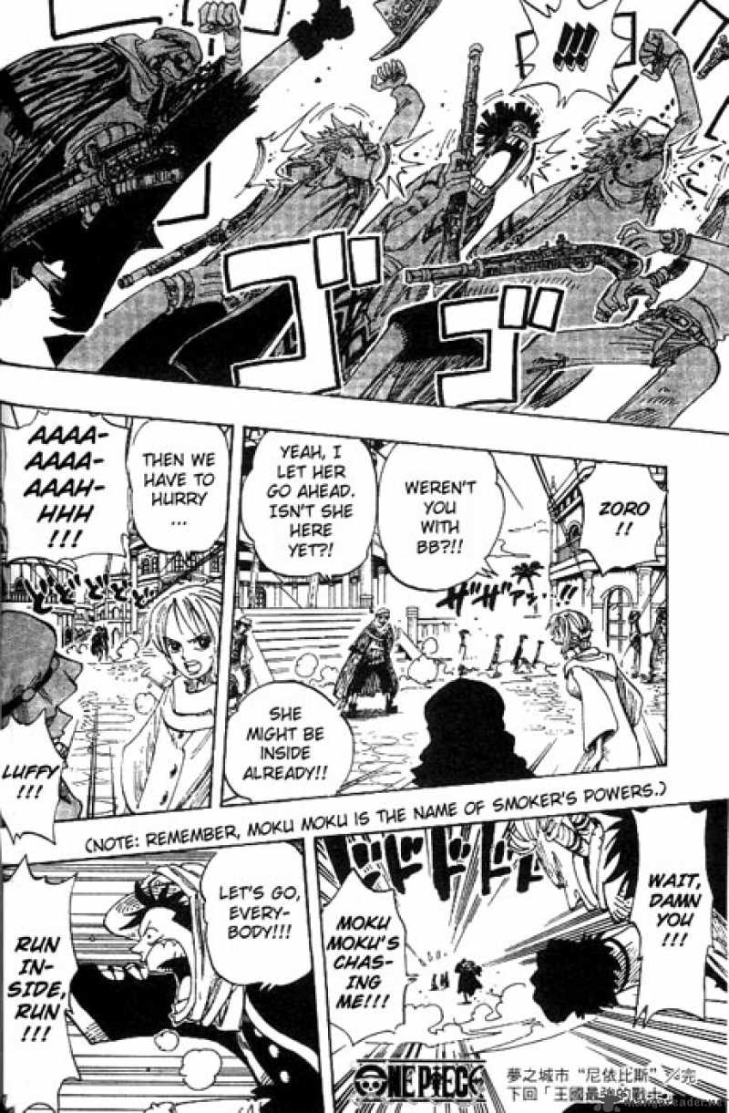 One Piece Chapter 168 page 18 - Chapter 168: Rainbase, The Town of Dreams