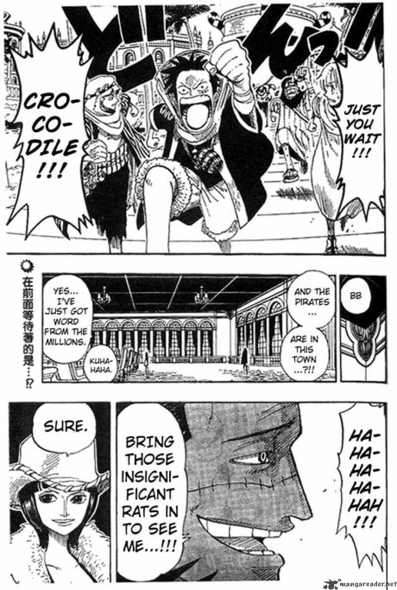 One Piece Chapter 168 page 19 - Chapter 168: Rainbase, The Town of Dreams