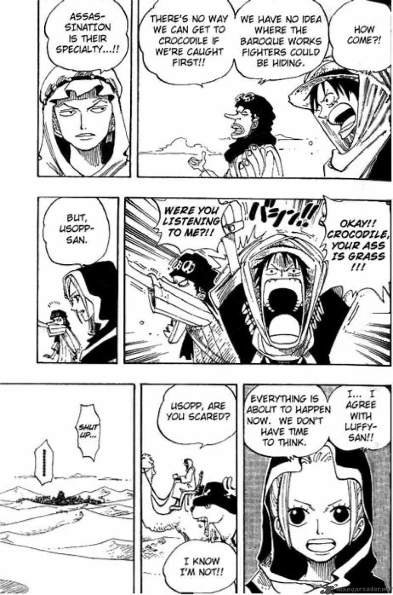One Piece Chapter 168 page 5 - Chapter 168: Rainbase, The Town of Dreams