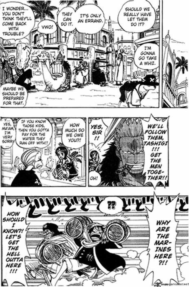 One Piece Chapter 168 page 8 - Chapter 168: Rainbase, The Town of Dreams