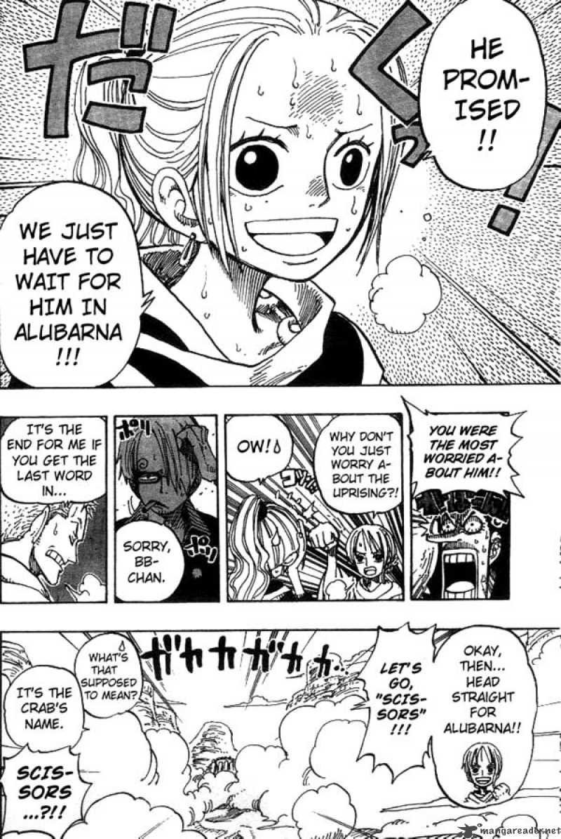 One Piece Chapter 179 page 4 - Chapter 179: Showdown at Alubarna