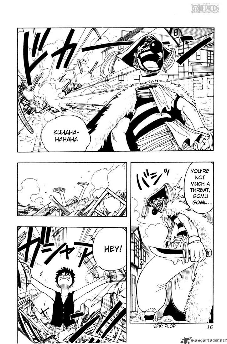One Piece Chapter 18 page 15 - Chapter 18: The Pirate "Buggy the Clown"