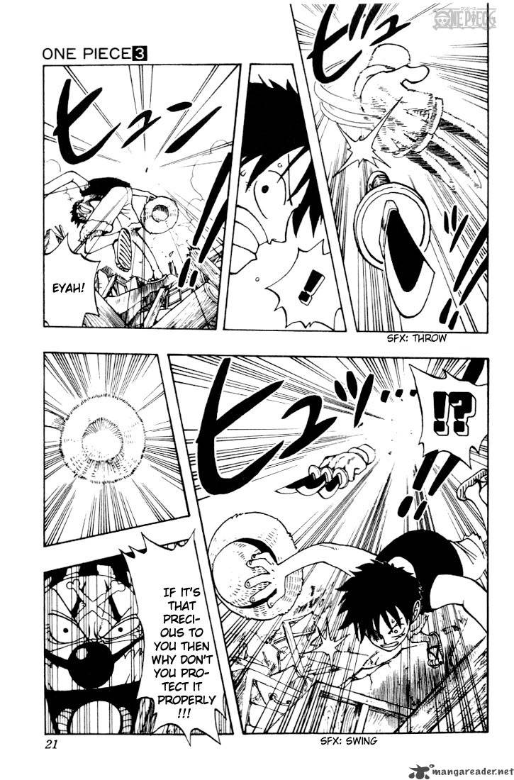 One Piece Chapter 18 page 20 - Chapter 18: The Pirate "Buggy the Clown"
