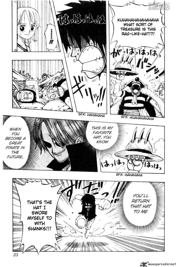 One Piece Chapter 18 page 22 - Chapter 18: The Pirate "Buggy the Clown"