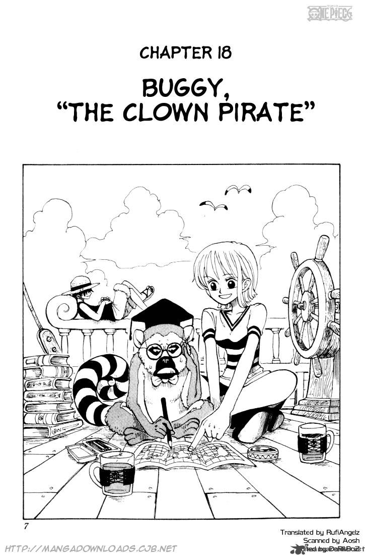 One Piece Chapter 18 page 6 - Chapter 18: The Pirate "Buggy the Clown"