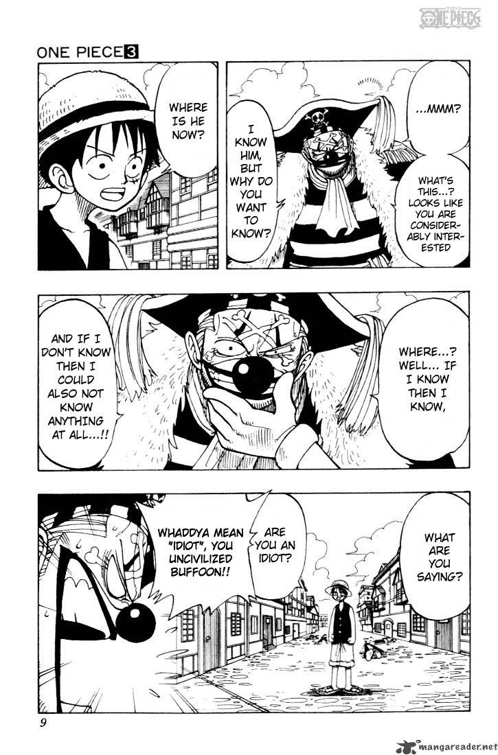 One Piece Chapter 18 page 8 - Chapter 18: The Pirate "Buggy the Clown"