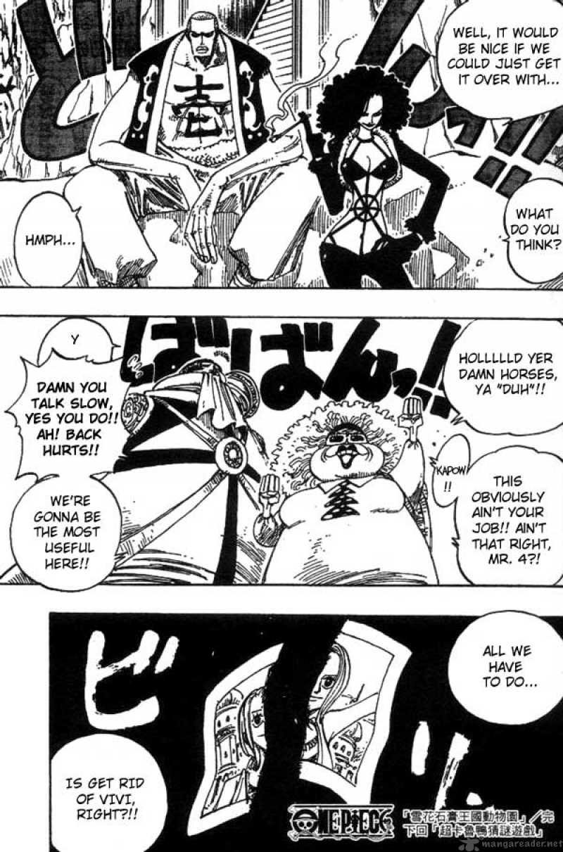 One Piece Chapter 180 page 19 - Chapter 180: Arabasta Animal Land