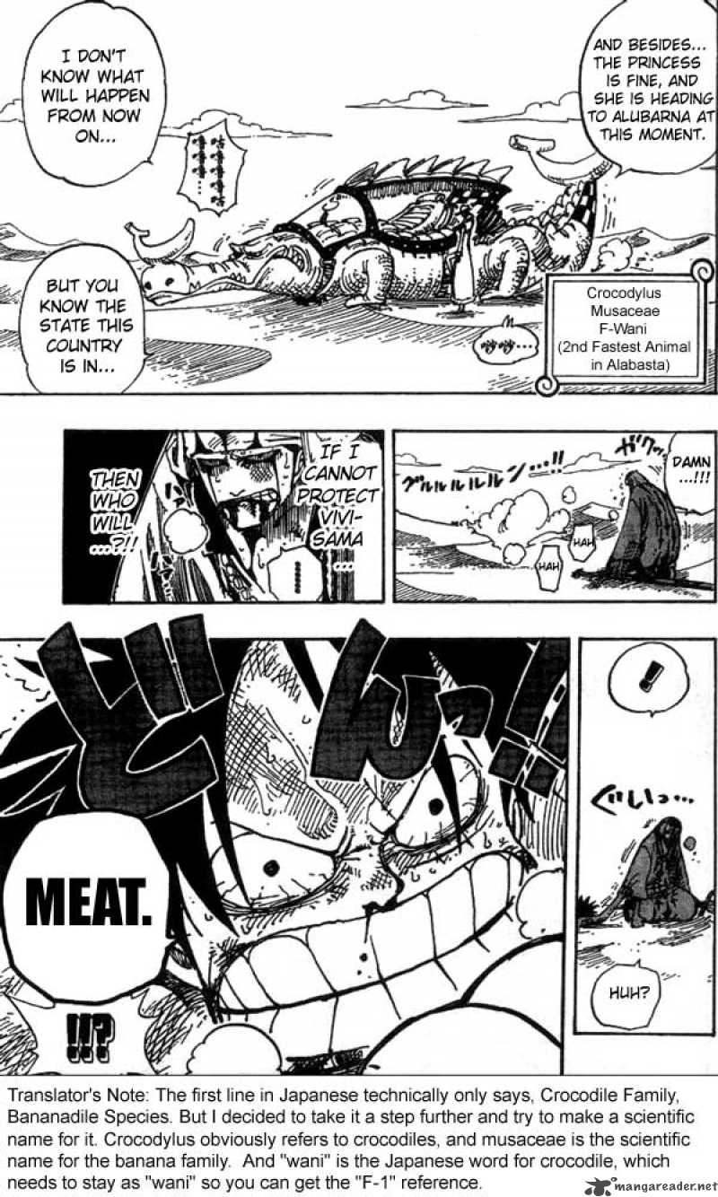 One Piece Chapter 180 page 7 - Chapter 180: Arabasta Animal Land