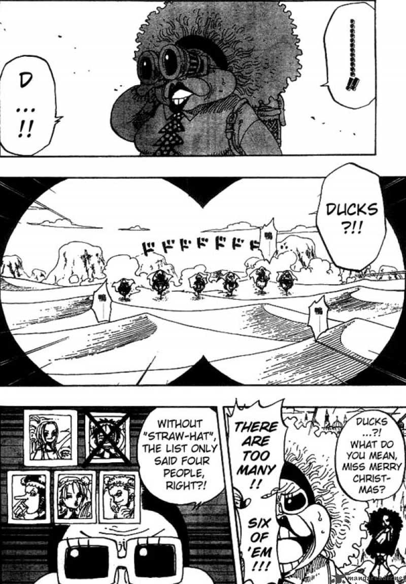 One Piece Chapter 181 page 6 - Chapter 181: Super Spot-Billed Duck Quiz