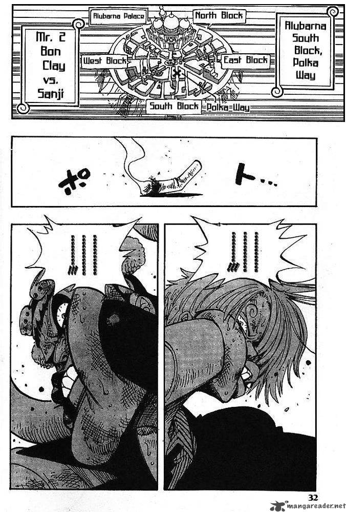 One Piece Chapter 187 page 6 - Chapter 187: Even Match