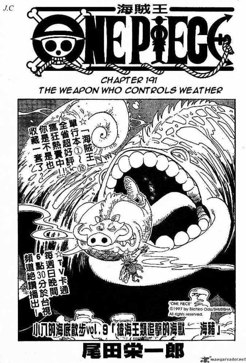 One Piece Chapter 191 page 19 - Chapter 191: The Woman Who Controls the Weather