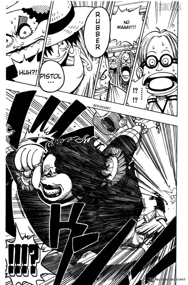 One Piece Chapter 2 page 21 - Chapter 2: That Guy, "Straw Hat Luffy"