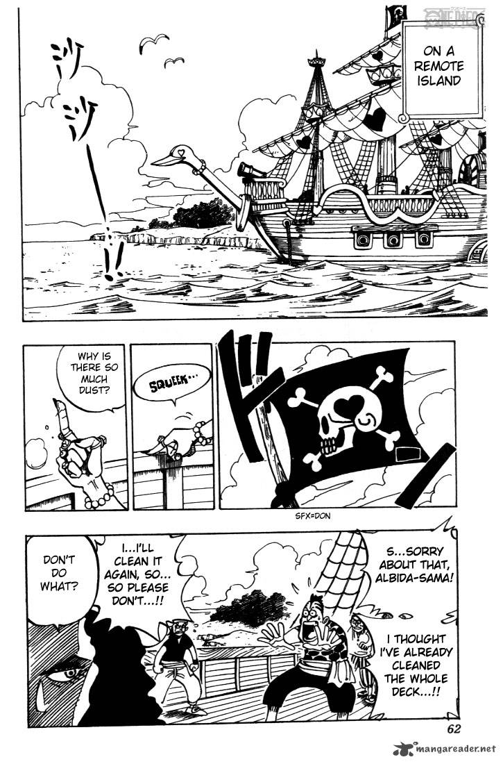 One Piece Chapter 2 page 4 - Chapter 2: That Guy, "Straw Hat Luffy"