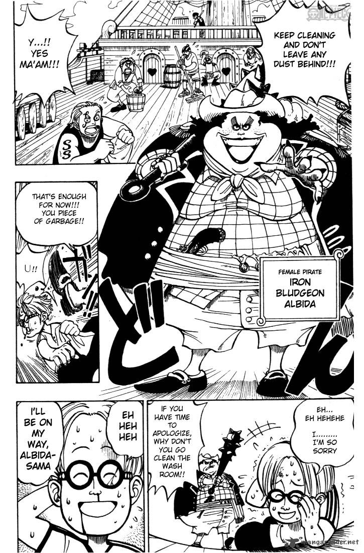 One Piece Chapter 2 page 6 - Chapter 2: That Guy, "Straw Hat Luffy"