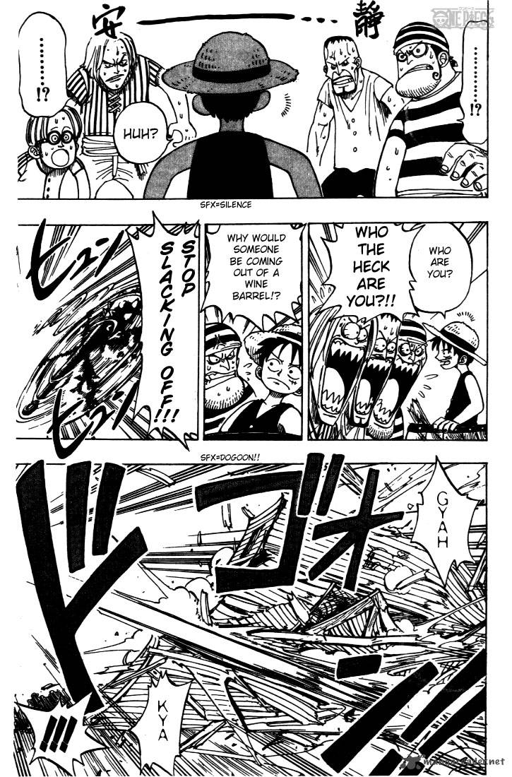 One Piece Chapter 2 page 9 - Chapter 2: That Guy, "Straw Hat Luffy"
