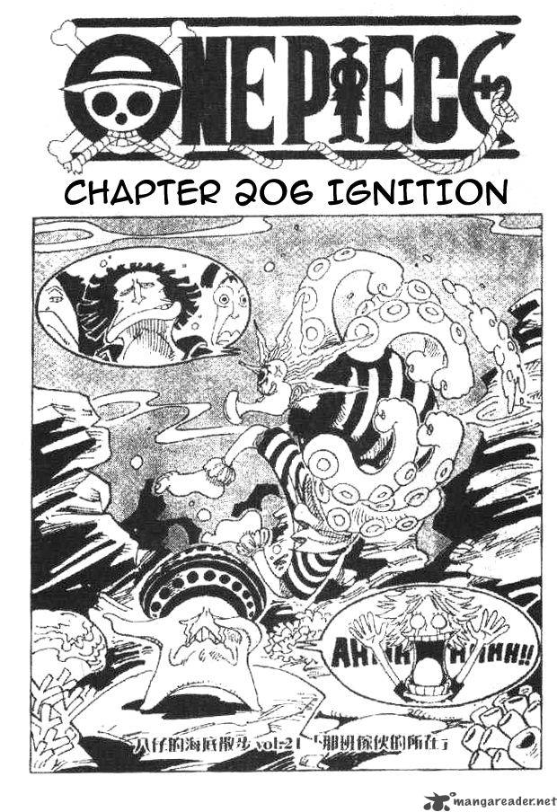 One Piece Chapter 206 page 1 - Chapter 206: Ignition