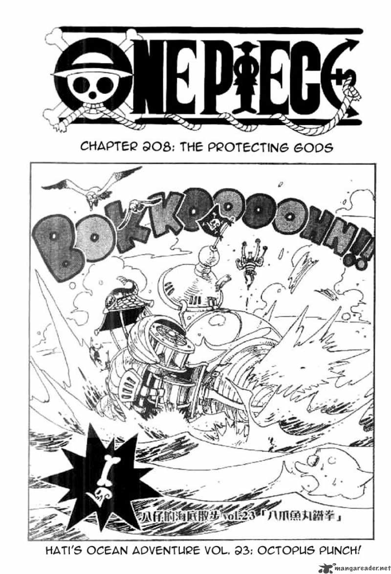 One Piece Chapter 208 page 1 - Chapter 208: Guardian Spirit