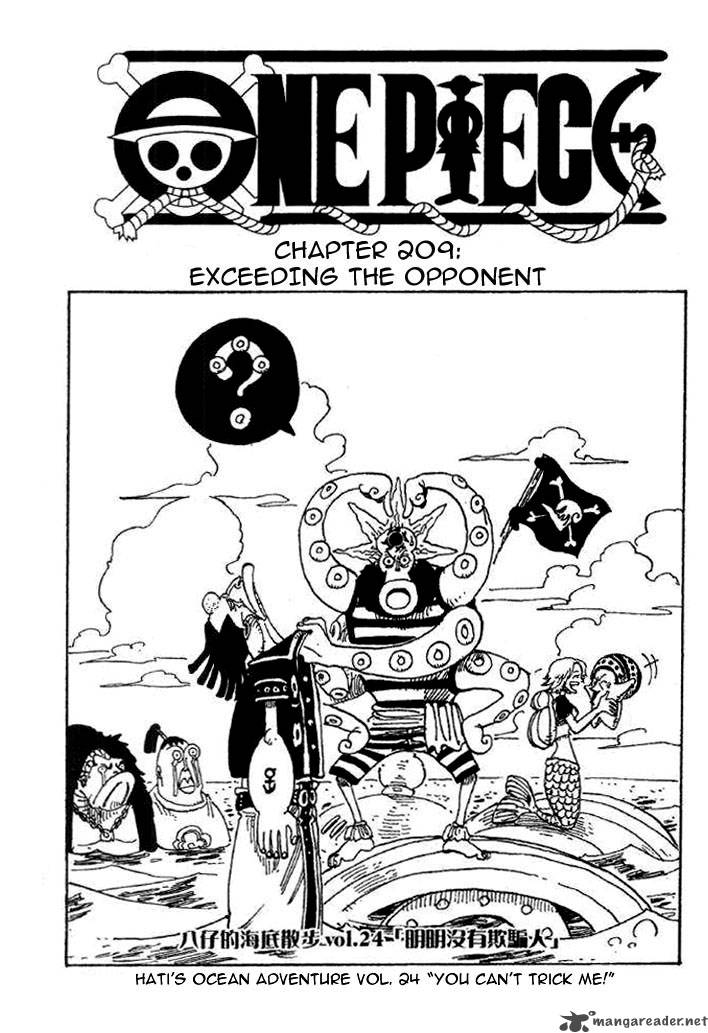 One Piece manga, chapter 209, page 2 of 24