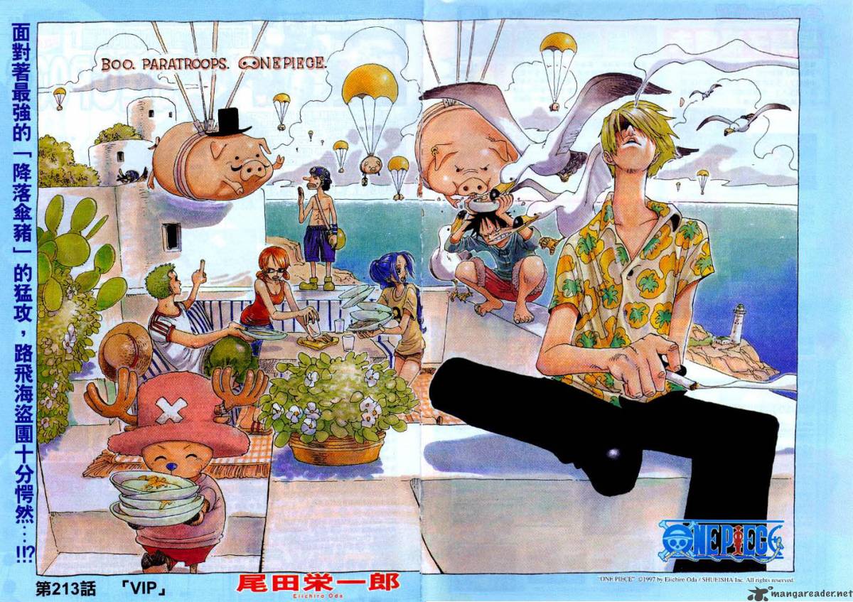 One Piece Chapter 213 page 1 - Chapter 213: VIP