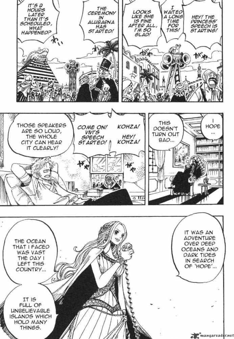 One Piece Chapter 216 page 7 - Chapter 216: Vivi's Adventure