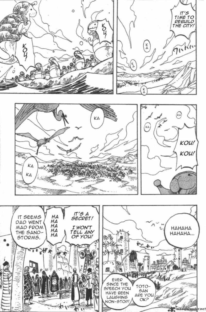 One Piece Chapter 217 page 5 - Chapter 217: Stowaway