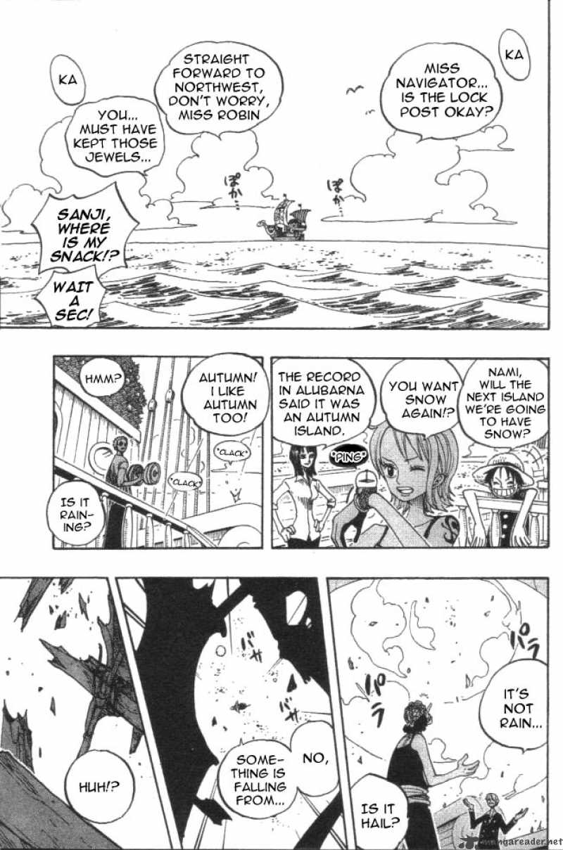 One Piece Chapter 218 page 13 - Chapter 218: Why the Log Pose is Dome-Shaped