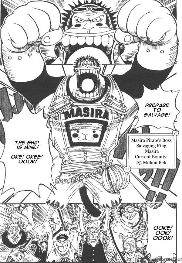 One Piece Chapter 219 page 15 - Chapter 219: Masira the Salvage King