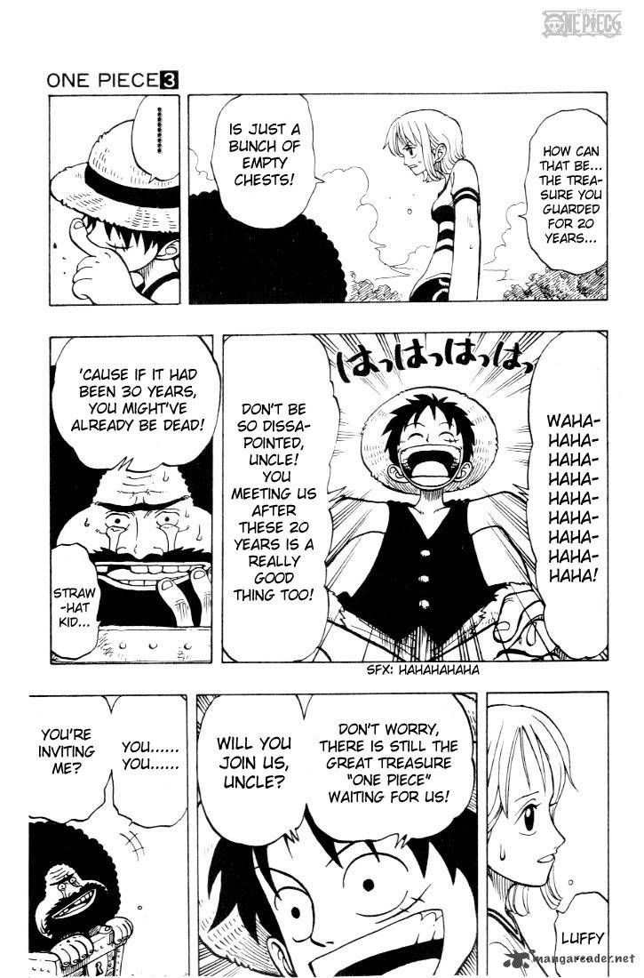 One Piece Chapter 22 page 27 - Chapter 22: You're the Rare Breed