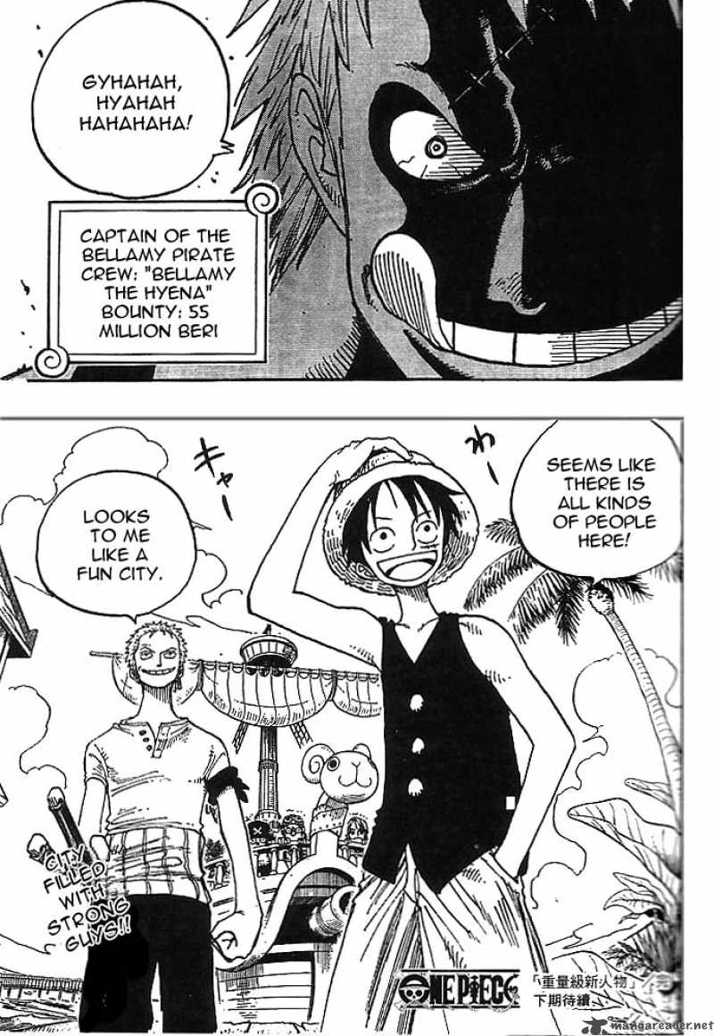 One Piece Chapter 222 page 19 - Chapter 222: Big Time Rookies