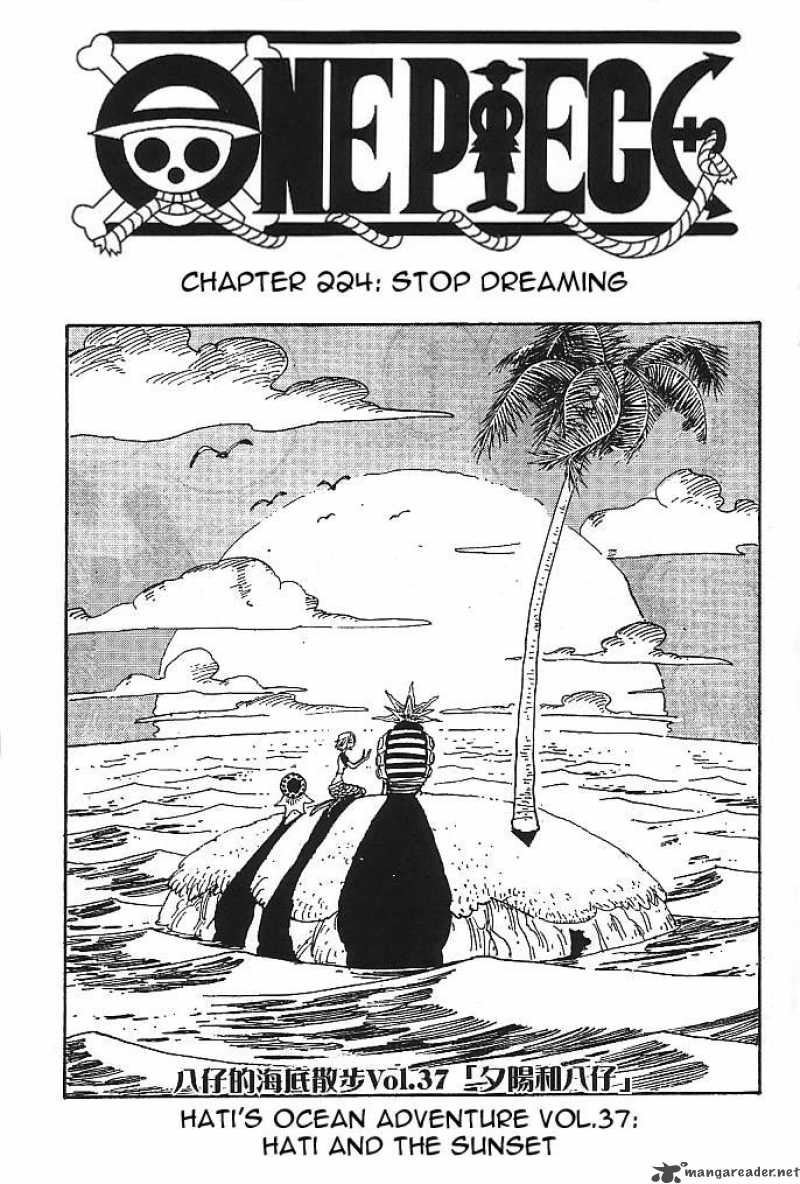 One Piece Chapter 224 page 1 - Chapter 224: Do Not Dream