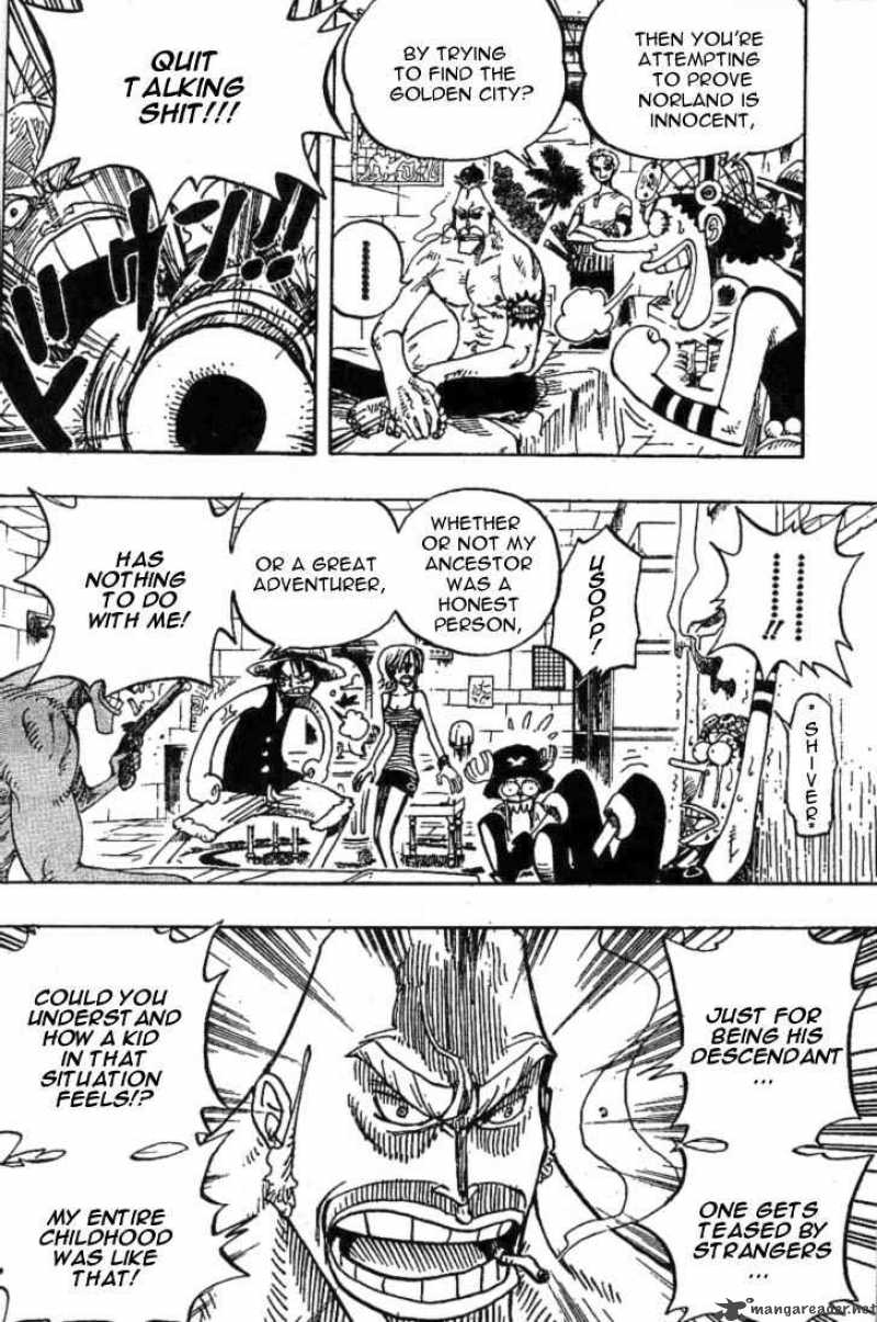 One Piece Chapter 228 page 10 - Chapter 228: Mont Blanc Cricket, the Last Boss of the Saruyama Allied Force