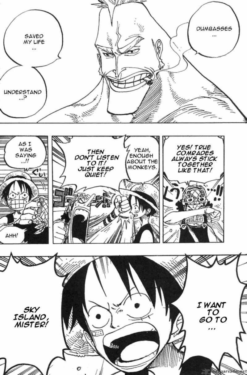 One Piece Chapter 228 page 16 - Chapter 228: Mont Blanc Cricket, the Last Boss of the Saruyama Allied Force