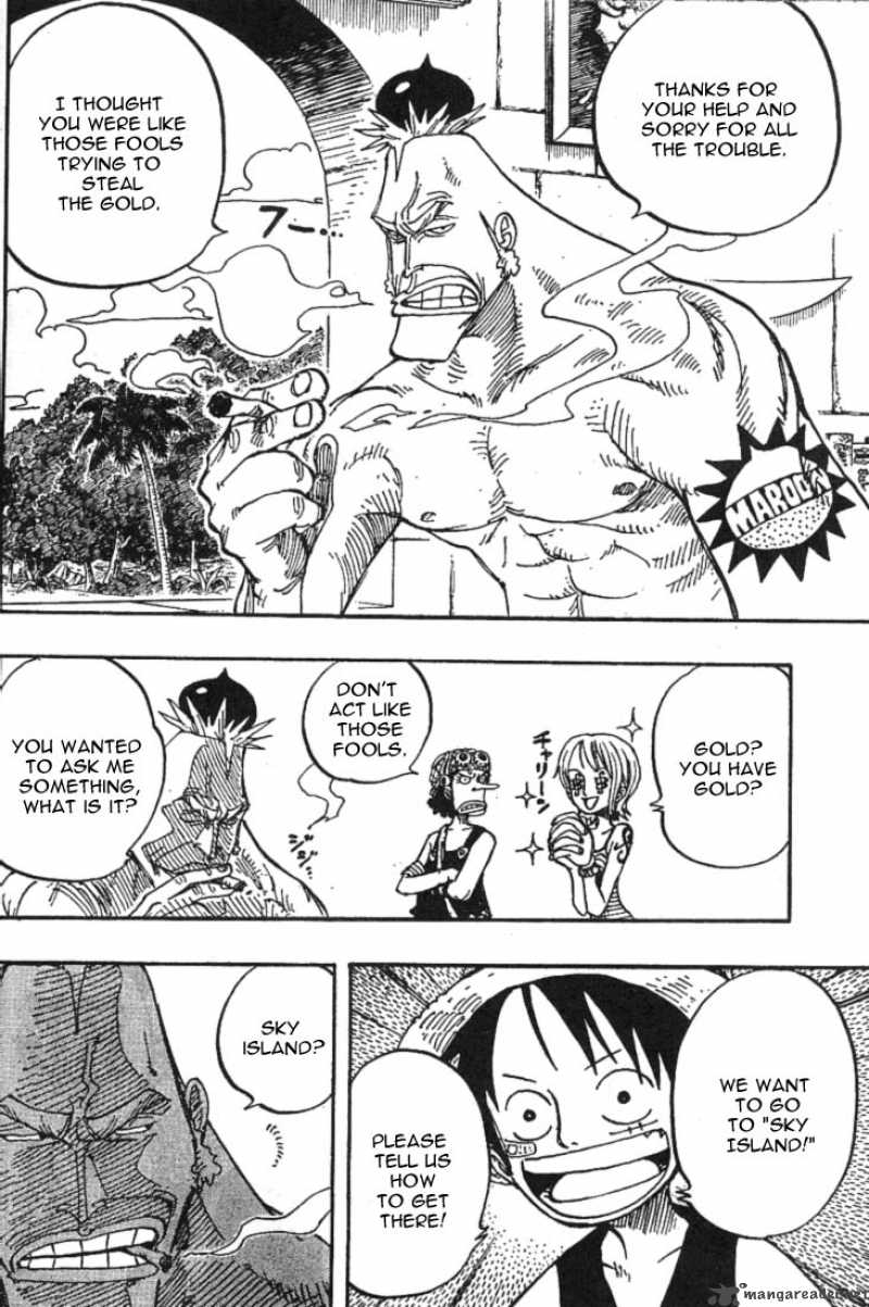 One Piece Chapter 228 page 6 - Chapter 228: Mont Blanc Cricket, the Last Boss of the Saruyama Allied Force