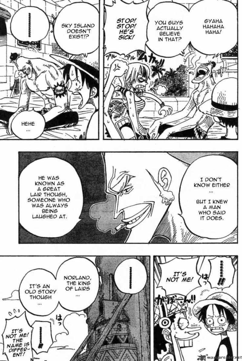One Piece Chapter 228 page 7 - Chapter 228: Mont Blanc Cricket, the Last Boss of the Saruyama Allied Force