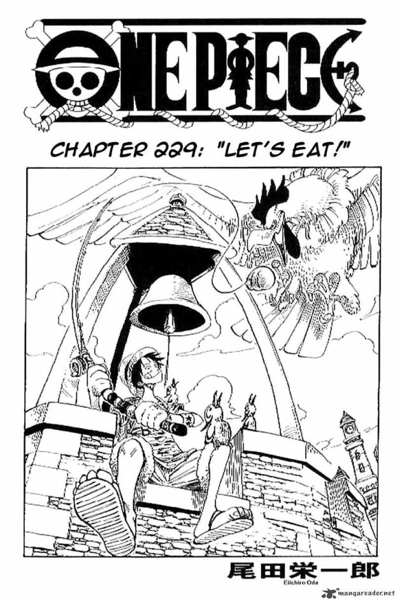 One Piece Chapter 229 page 1 - Chapter 229: Let's Eat