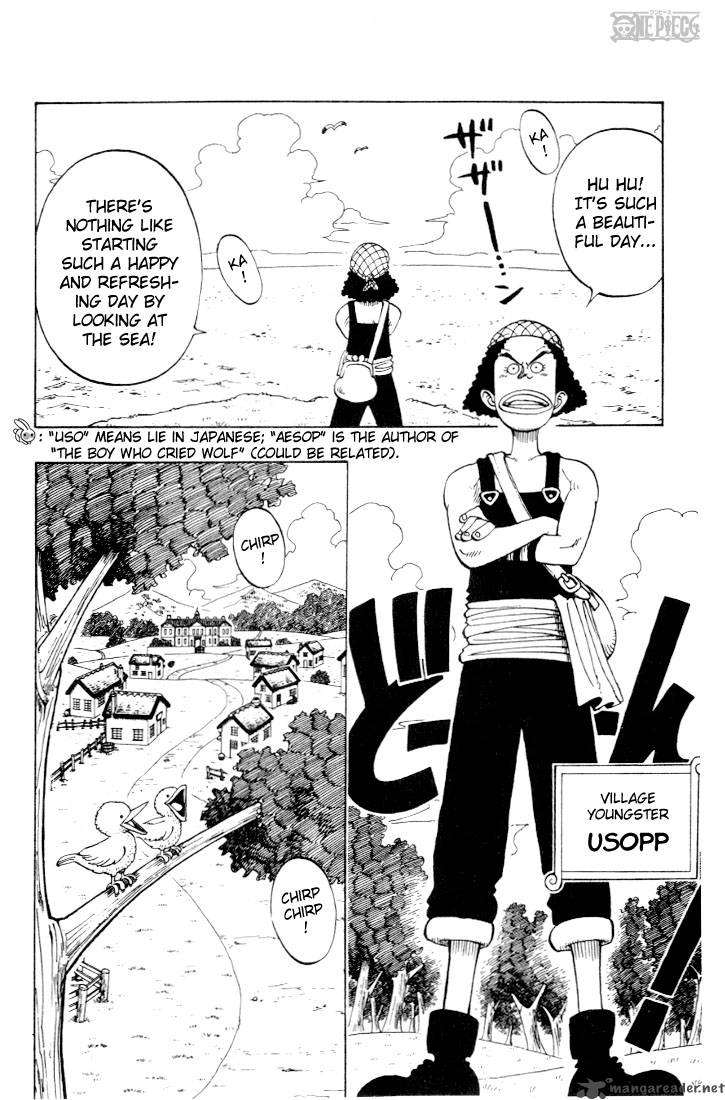 One Piece Chapter 23 page 4 - Chapter 23: Introducing Captain Usopp